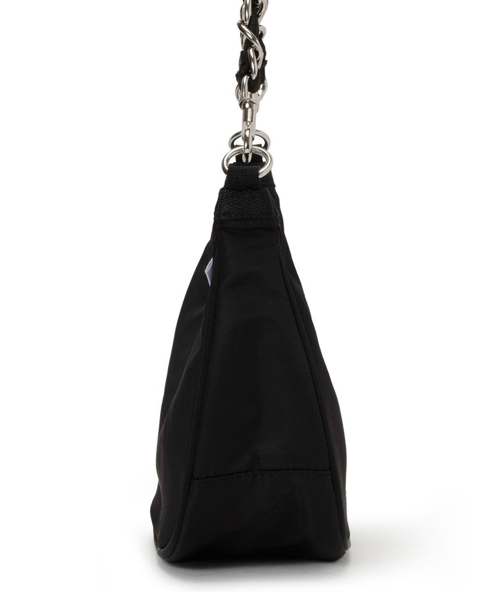 LeSportsac CHAIN SMALL CONV HOBO/ブラックサテンスナイデル 