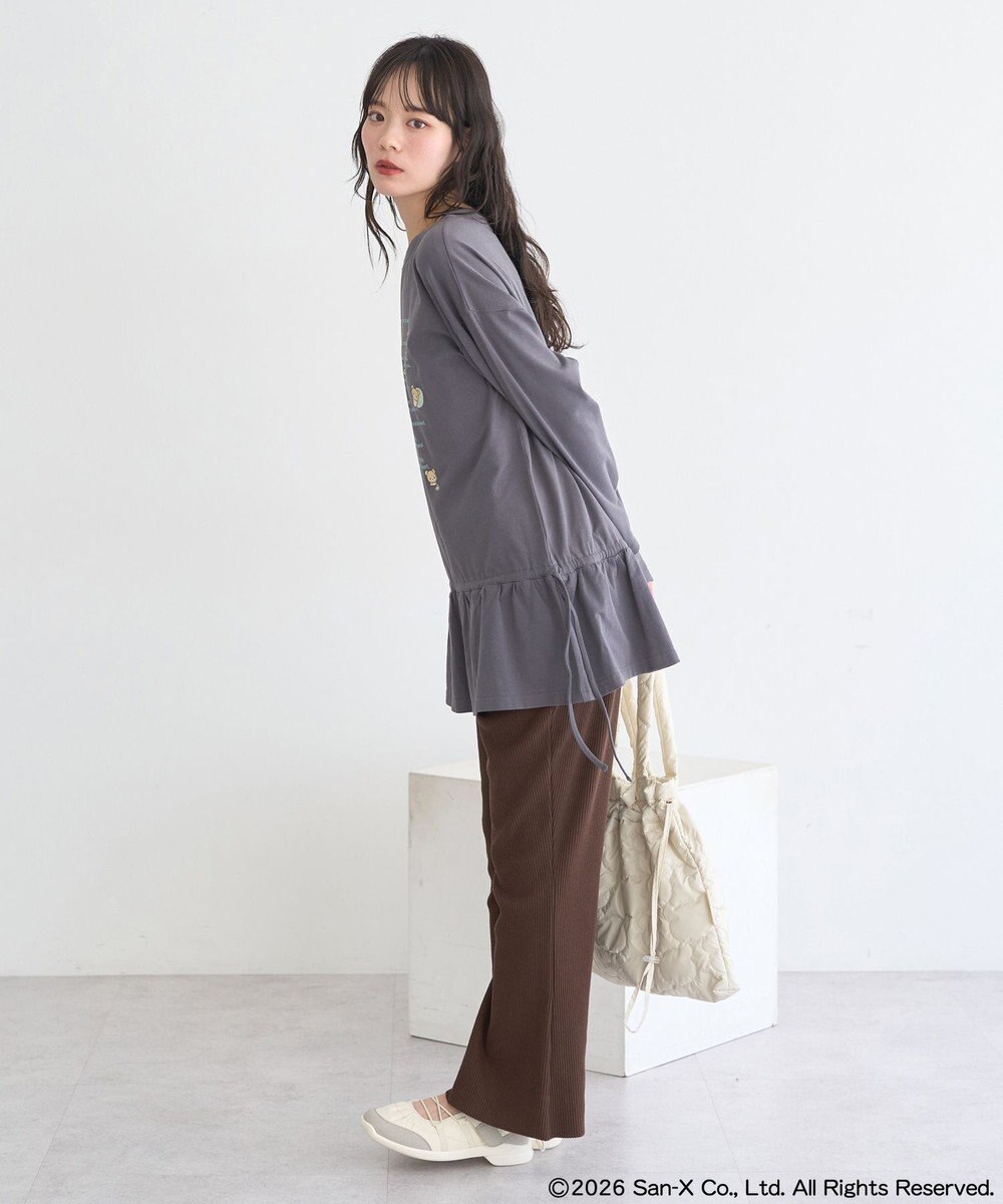 earth music&ecology 【予約】リラックマ×earth ブラウジングロンT 