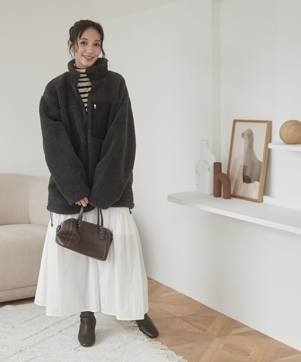 WEGO 【ユニセックス着用ITEM/SMLサイズ展開】ボアブルゾン 