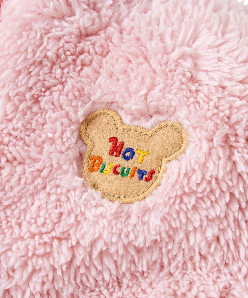 MIKI HOUSE HOT BISCUITS 【80-120cm】 裏ボアフリース リバーシブル総柄ジャンパー 