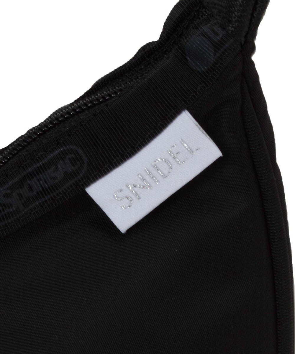 LeSportsac CHAIN SMALL CONV HOBO/ブラックサテンスナイデル 