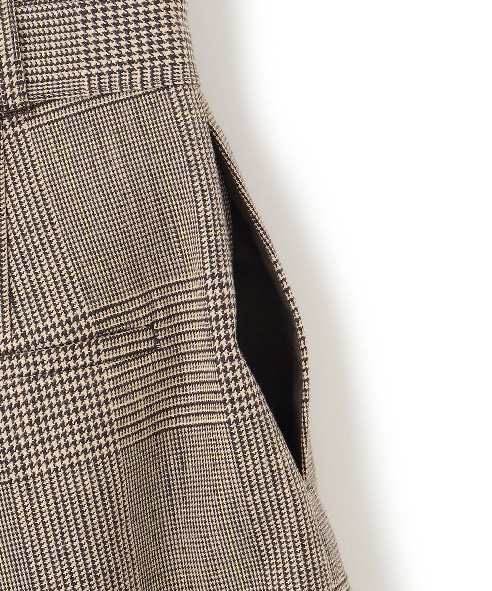 uncrave グレンチェック ワイドパンツ 