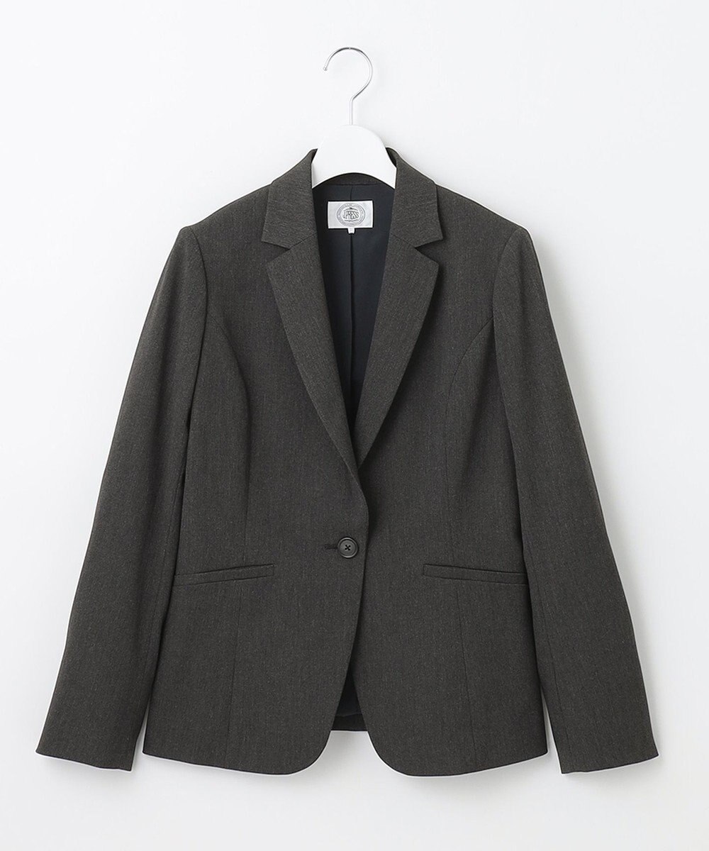 J.PRESS LADIES S 【洗える】T/Rアルガンシルク テーラード ジャケット 