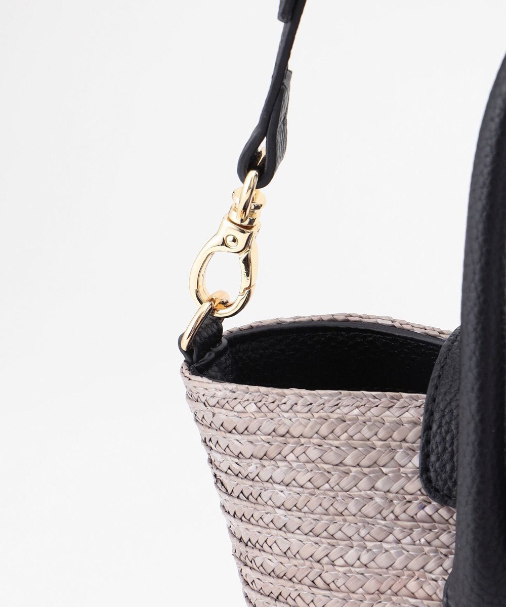 LA BAGAGERIE フラップ2WAYかごトートバッグ 