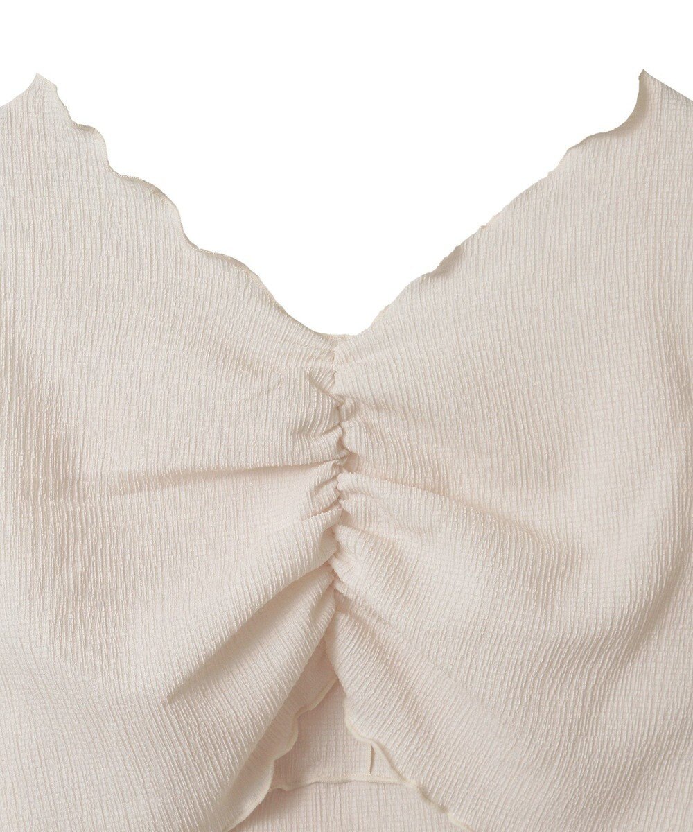 earth music&ecology ＳＥＴ２点ギャザーカットカーデ＋キャミワンピース 