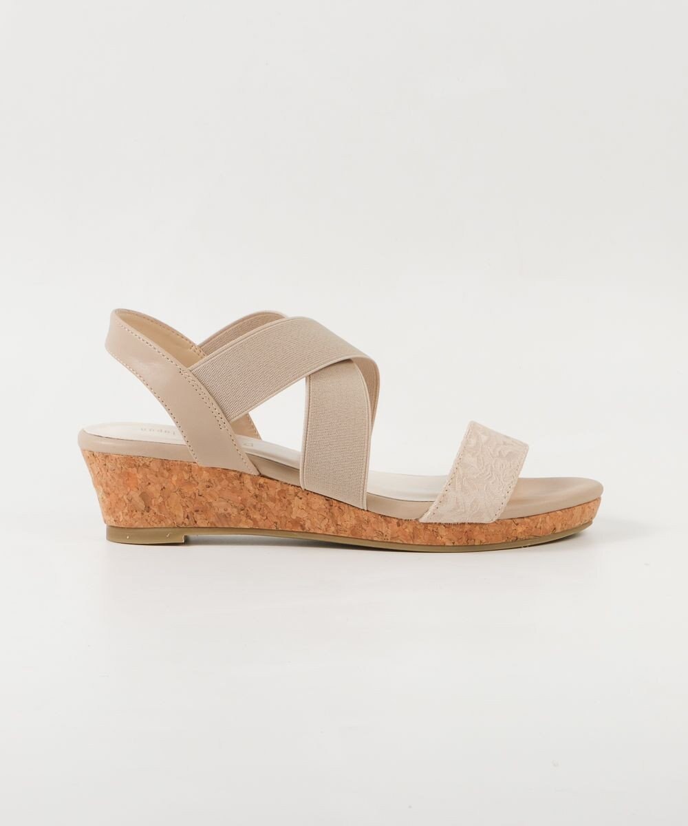 BONTRE 【pied du lapan/ピエドラパン】クロスベルトウエッジサンダル/50727ZI 