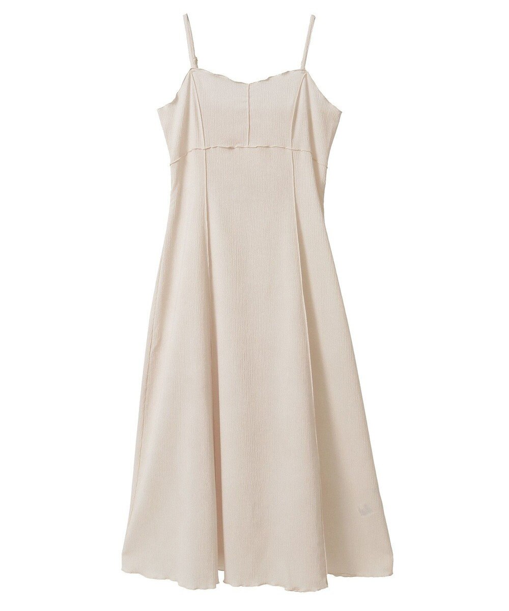 earth music&ecology ＳＥＴ２点ギャザーカットカーデ＋キャミワンピース 