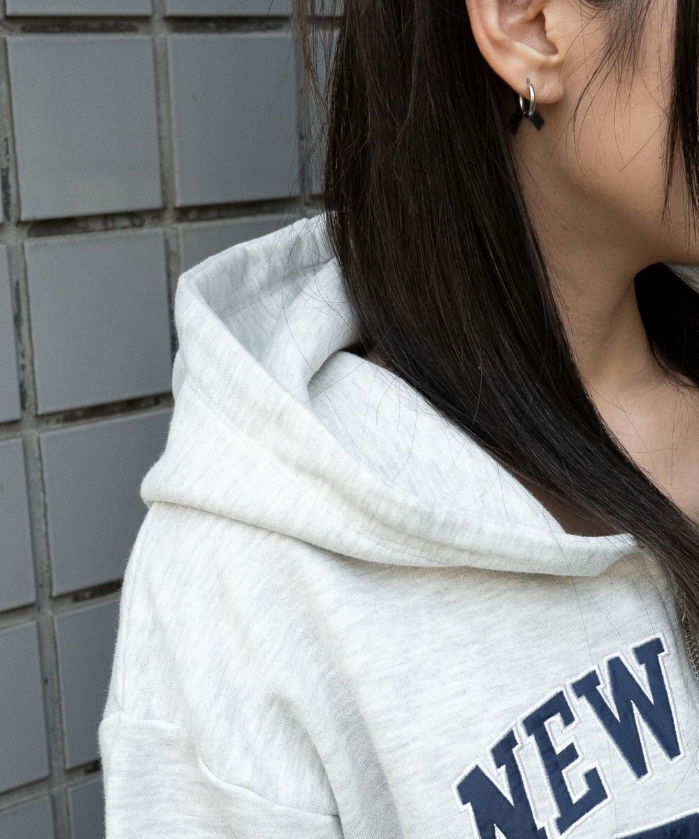 WEGO グラフィックショートZIPパーカー 