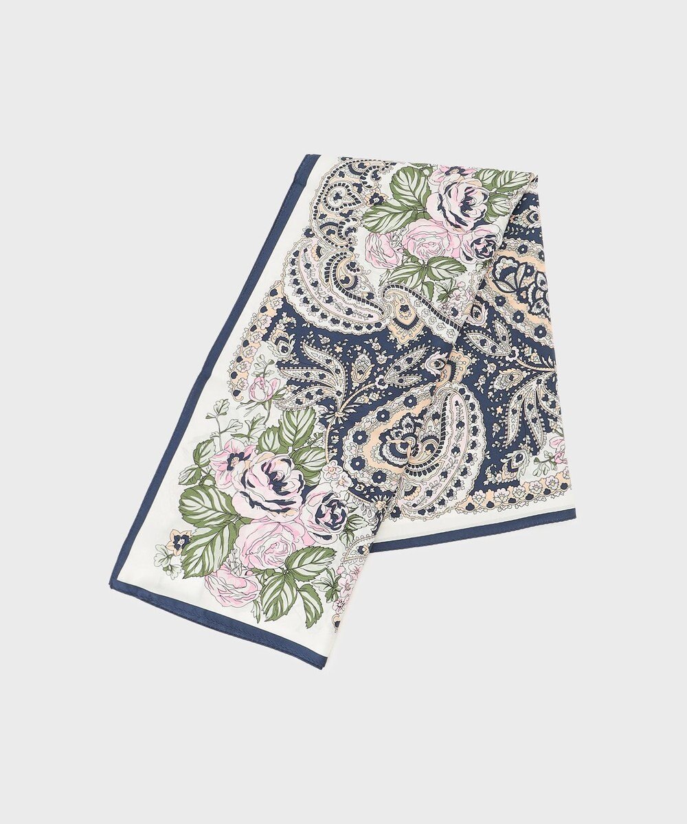 GRACE CONTINENTAL フラワーペイズリースカーフ 