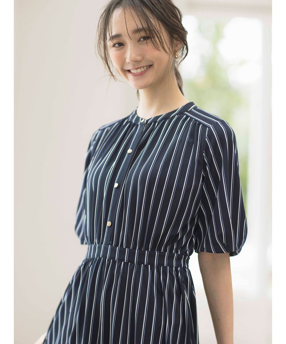 ANY SIS 【接触冷感・吸水速乾・UVケア】エアリードレープスムース ワンピース 