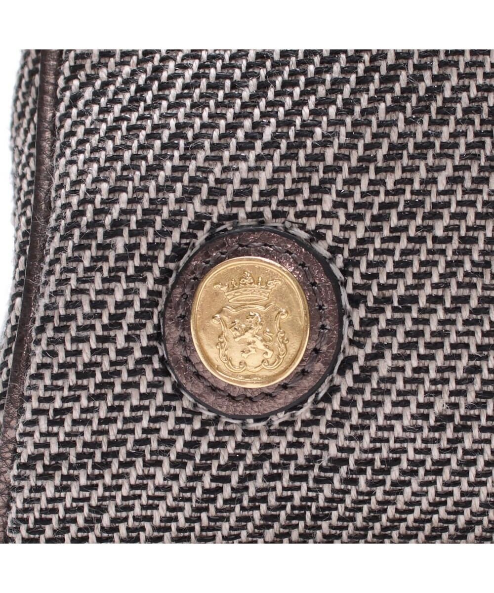 A.D.M.J. 【ファブリック】リネンラメクロス/前金具付トート32cm(Dカン＋)リネンラメクロス/前金具付トート40cm(Dカン＋) 