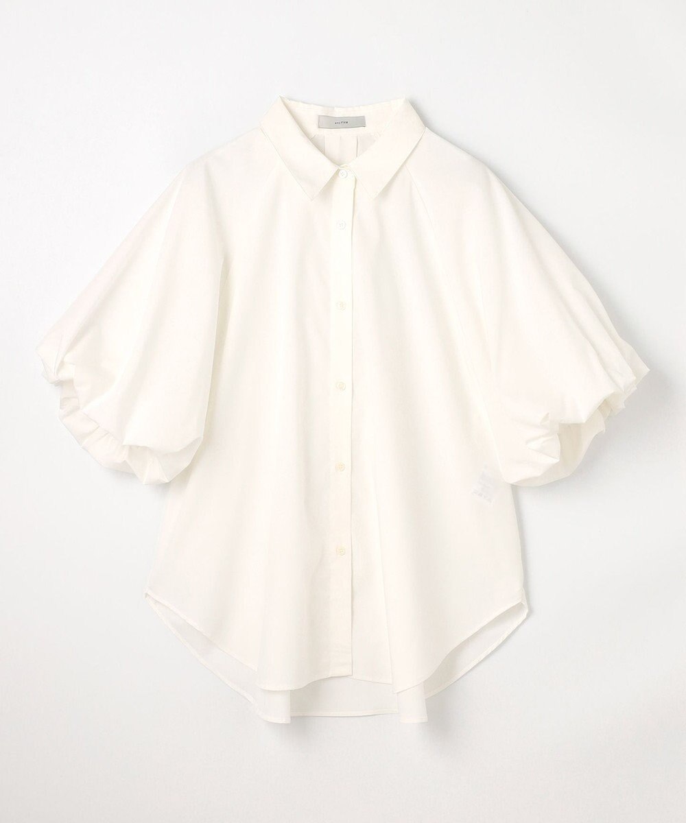 ANY 【接触冷感/UVカット/抗菌防臭/速乾】エニイファンクション パフスリーブブラウス 