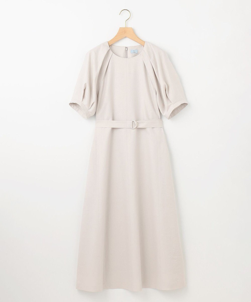 組曲 L リネンレーヨン ワンピース 