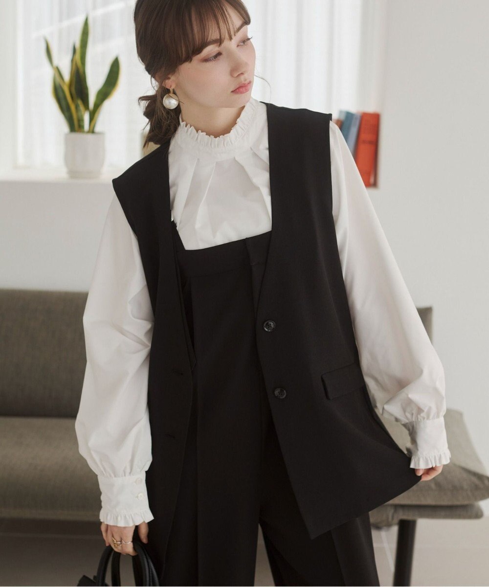 WEGO 【ANGIE VINTAGE】リネンライクベスト 