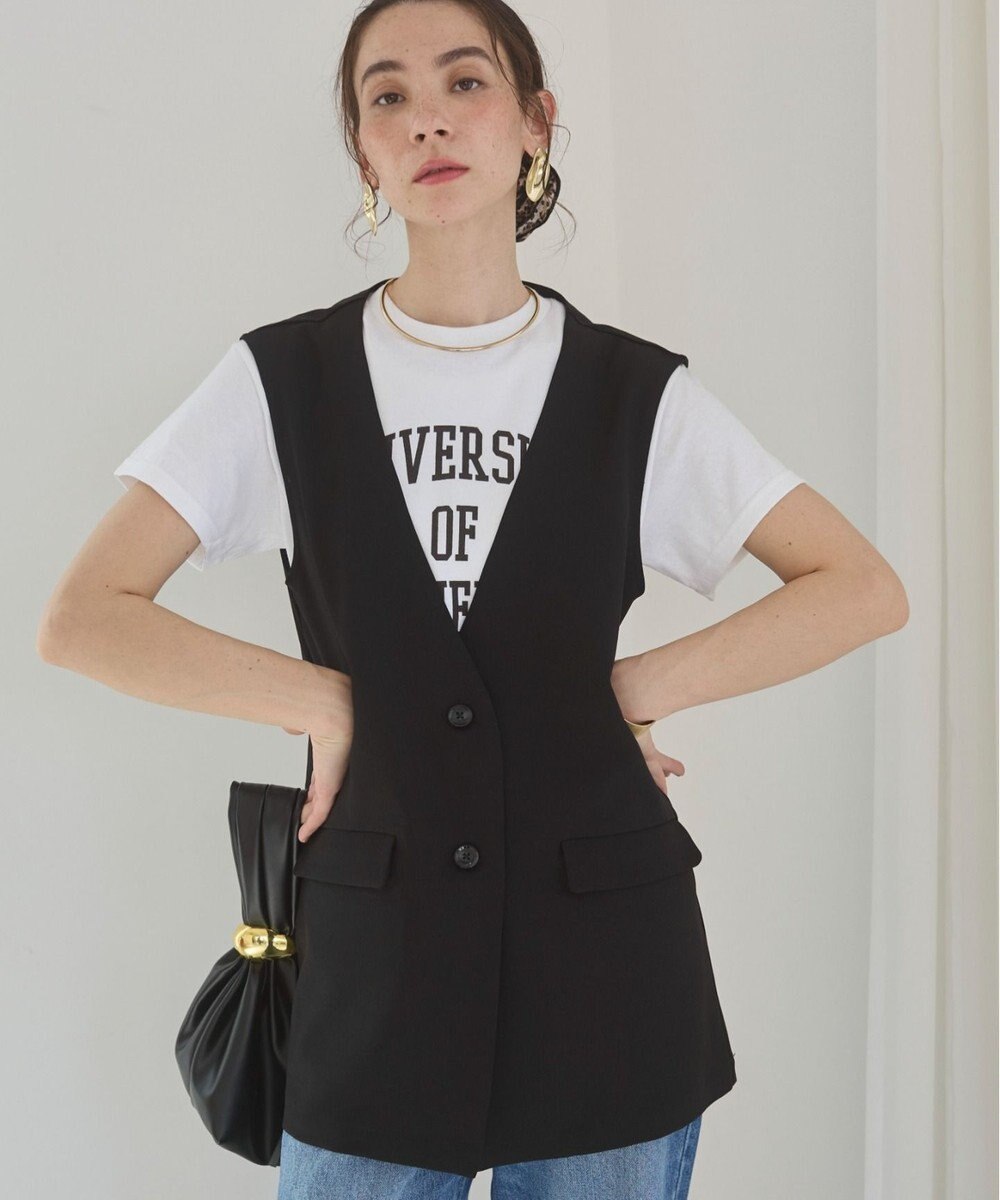 WEGO 【ANGIE VINTAGE】リネンライクベスト 