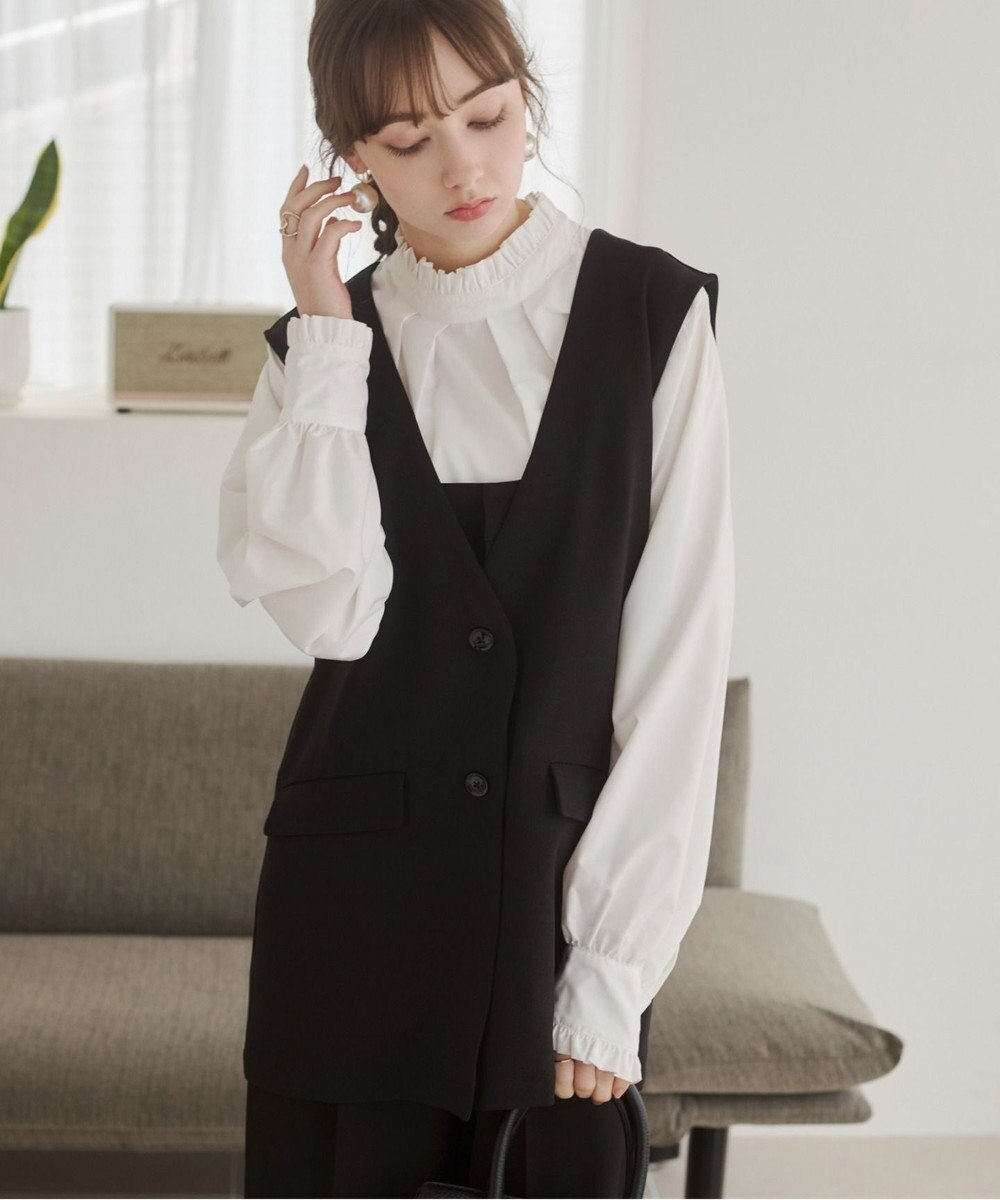 WEGO 【ANGIE VINTAGE】リネンライクベスト 