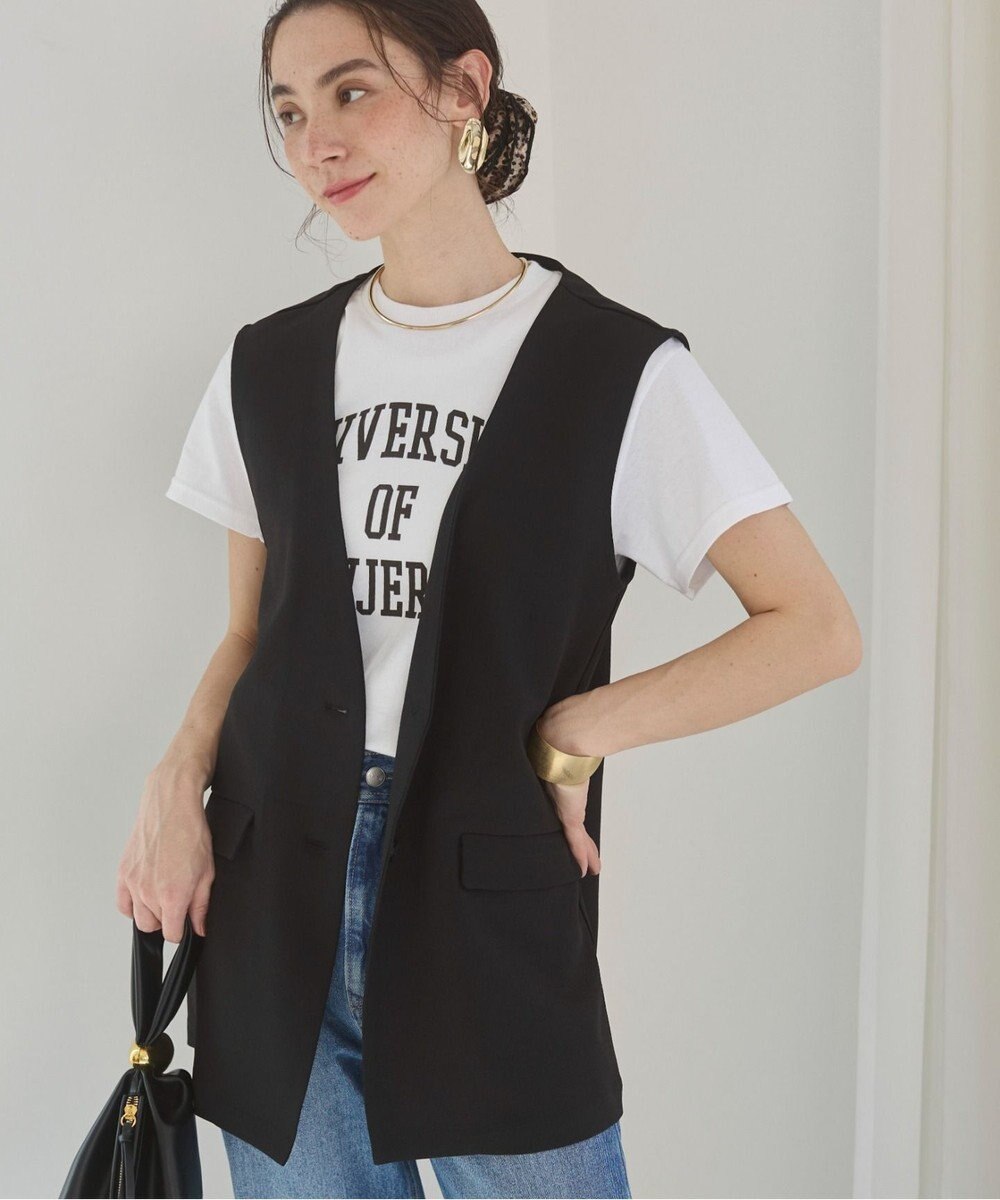WEGO 【ANGIE VINTAGE】リネンライクベスト 