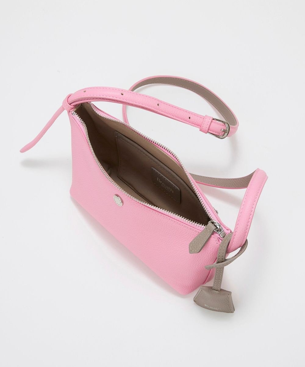 TOPKAPI 【Breath TOPKAPI】DUAL デュアル シュリンクレザー バイカラー ミニ ショルダーバッグ チャーム付き 