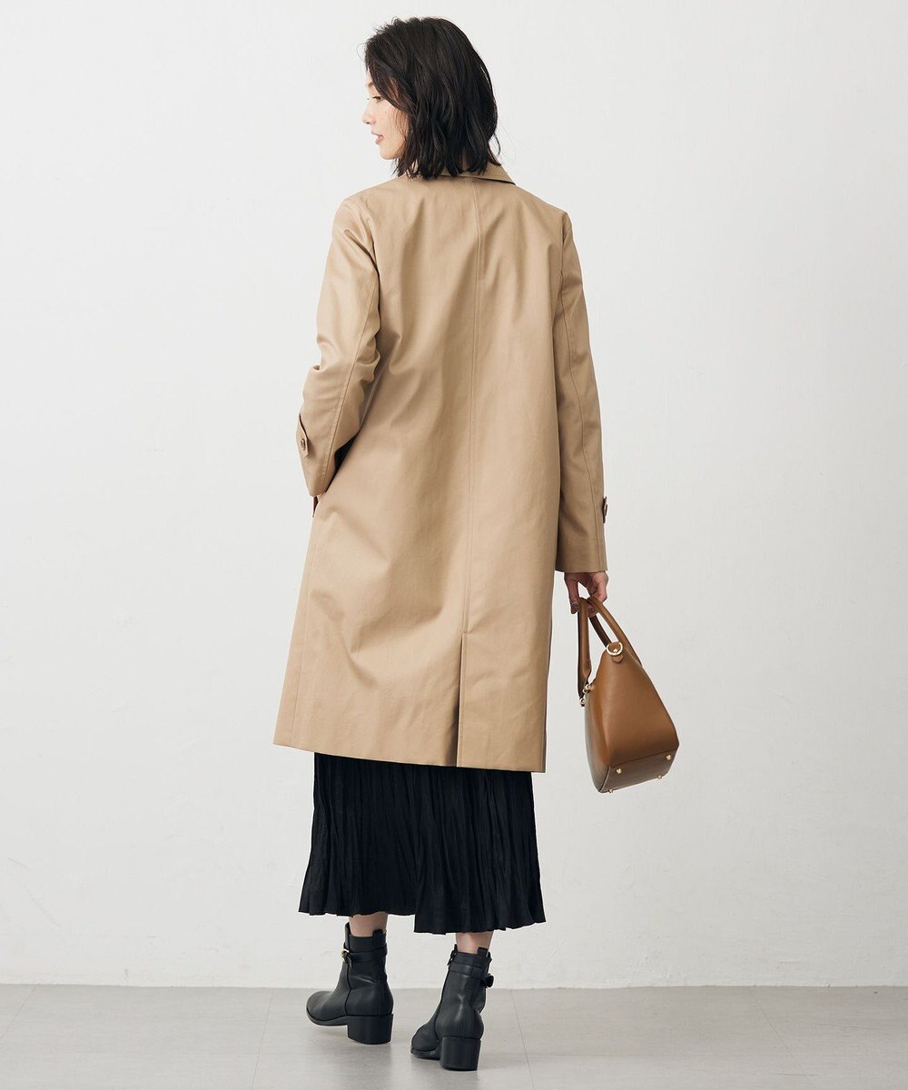 J.PRESS LADIES L コンパクトギャバ ステンカラー コート 