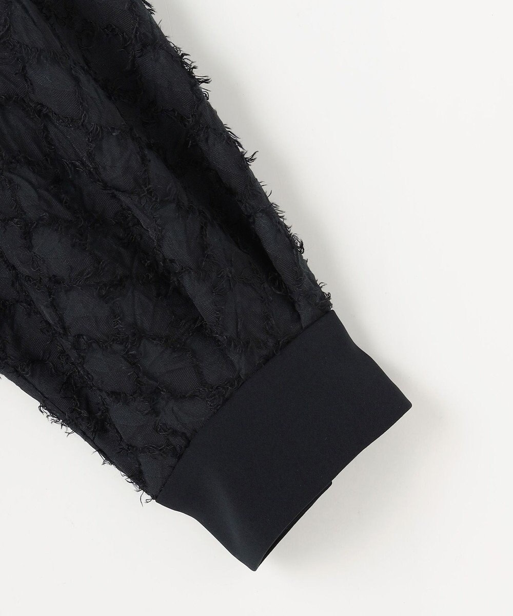 自由区 L 【セットアップ対応】ワッシャーカットジャカード ブラウス 