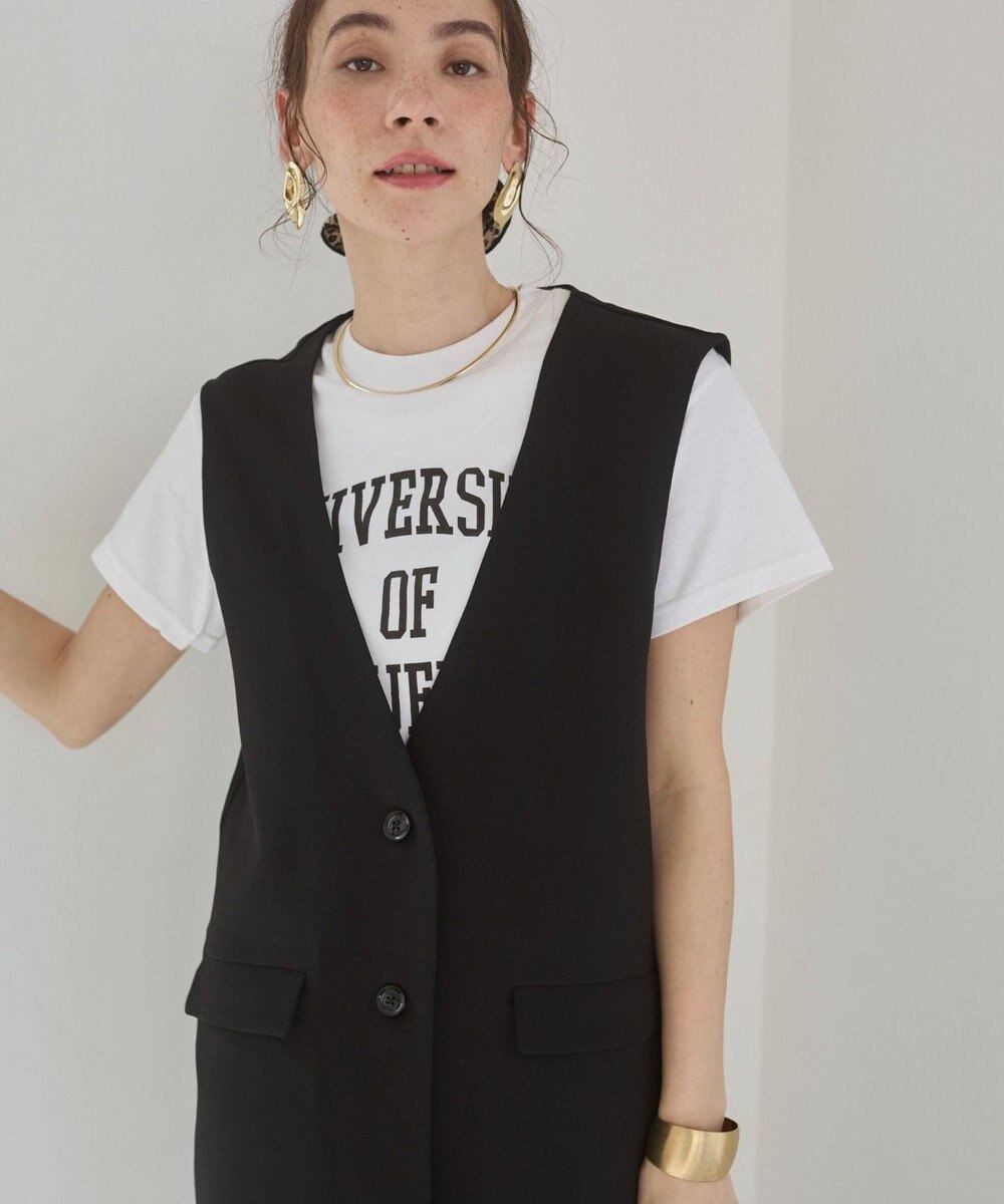 WEGO 【ANGIE VINTAGE】リネンライクベスト 