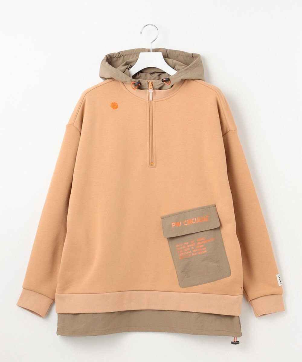 PW CIRCULUS 【MEN】裏毛ジップアップフーディ 
