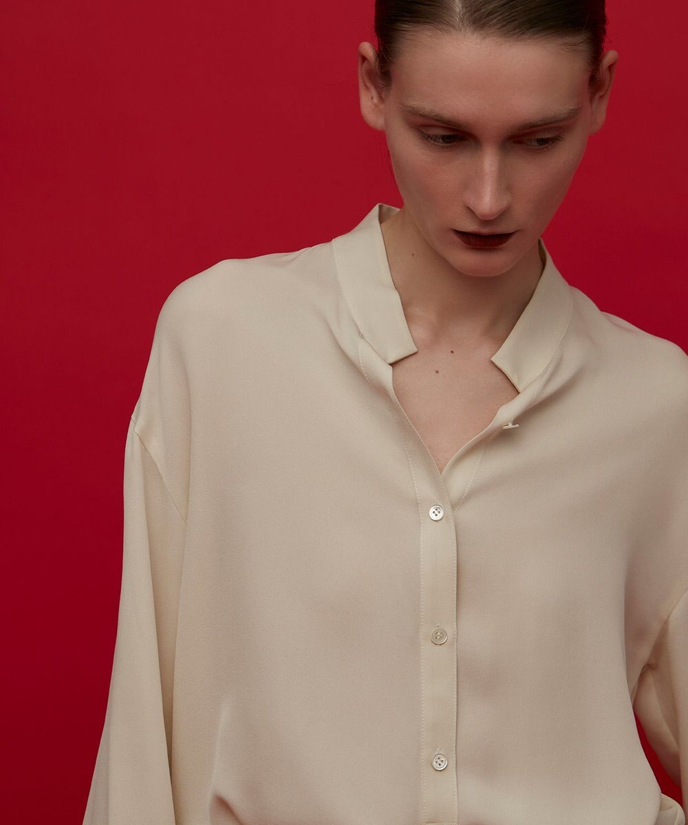 BEIGE， 【S-size】BRISSAC / スタンドカラーブラウス 