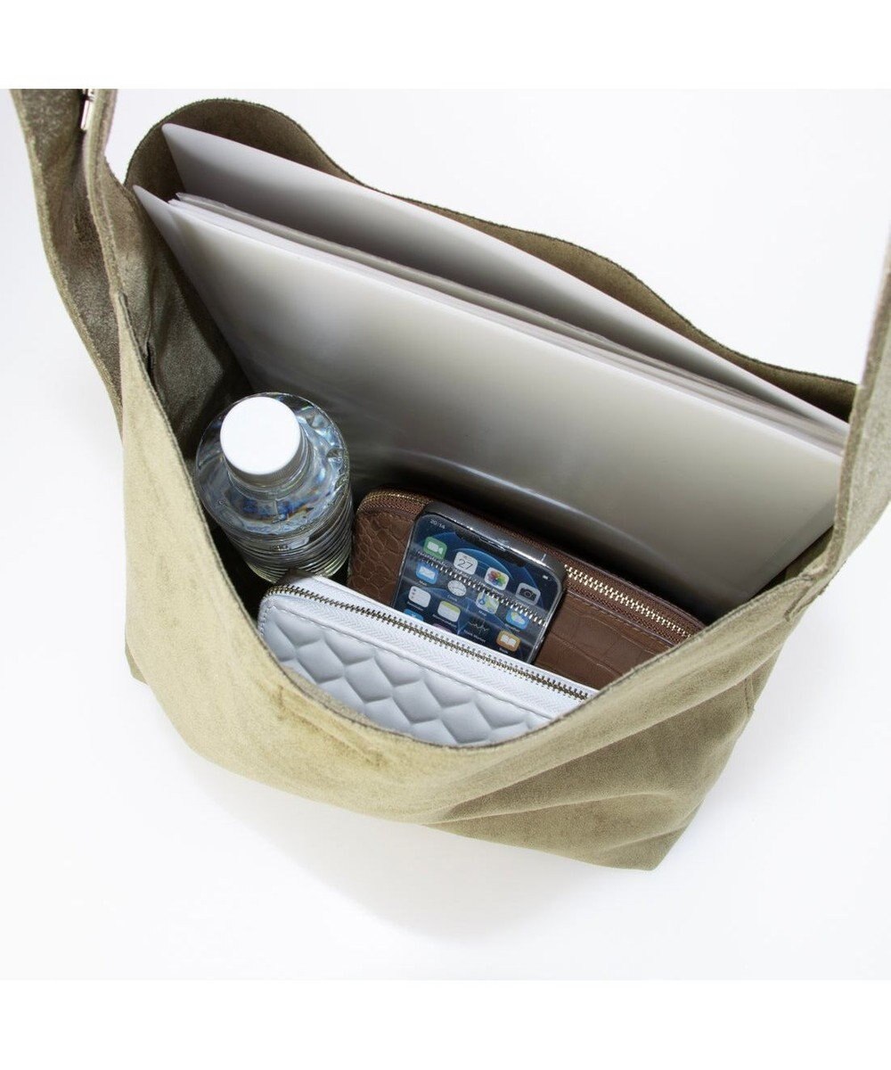 UNBILLION カシュカシュ cachecache / フェイクスエードホーボーバッグ 