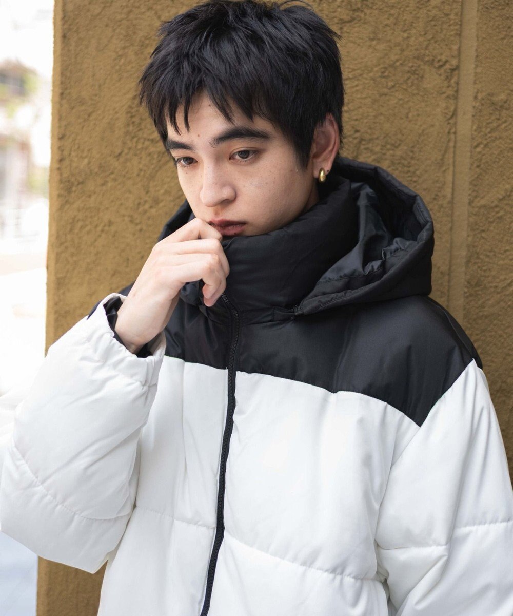 WEGO 【25年秋冬新作/ユニセックス着用ITEM/SMLサイズ展開】2WAYパファーブルゾン 