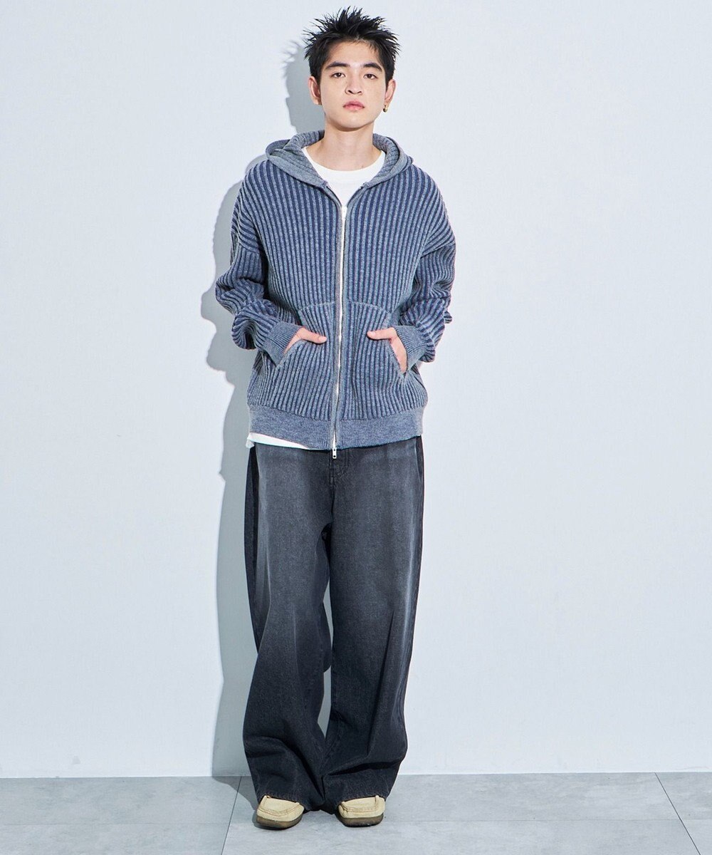 WEGO ヴィンテージライクZIPパーカー 