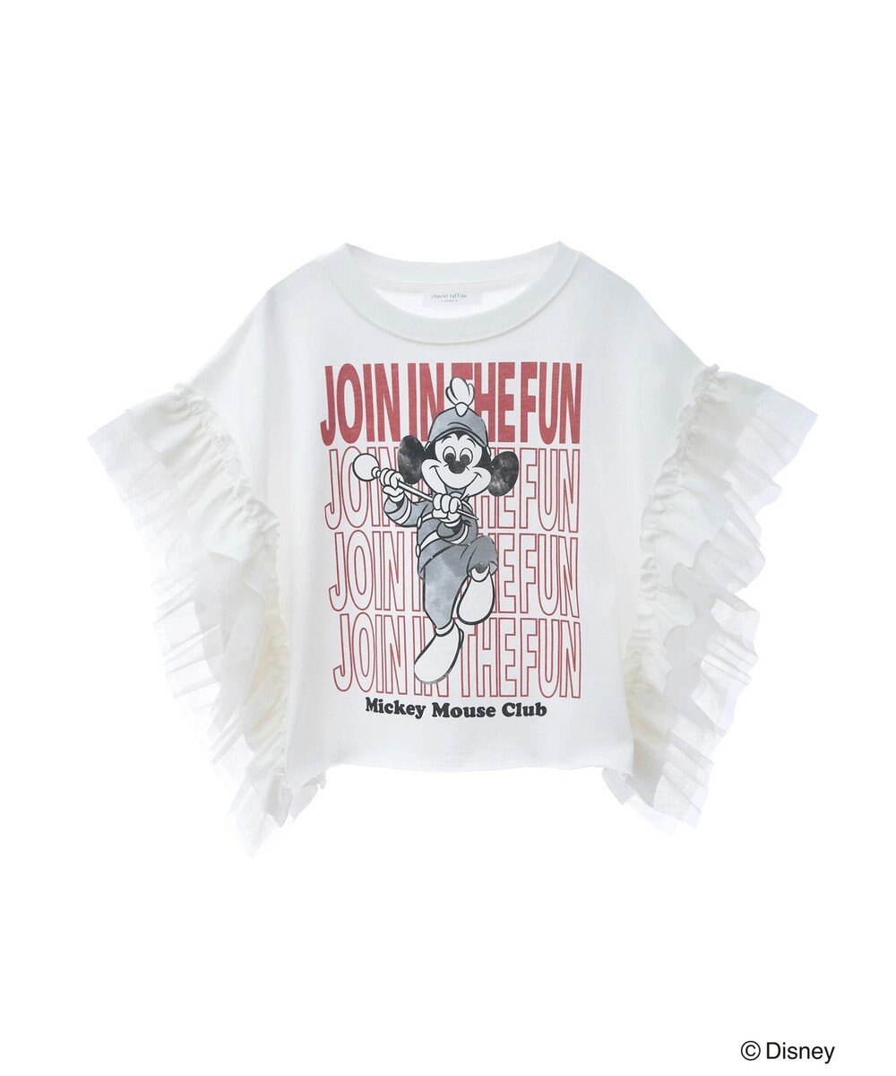 Green Parks ミッキーマウスクラブハウス／袖フリルショート丈ＴＥＥ 