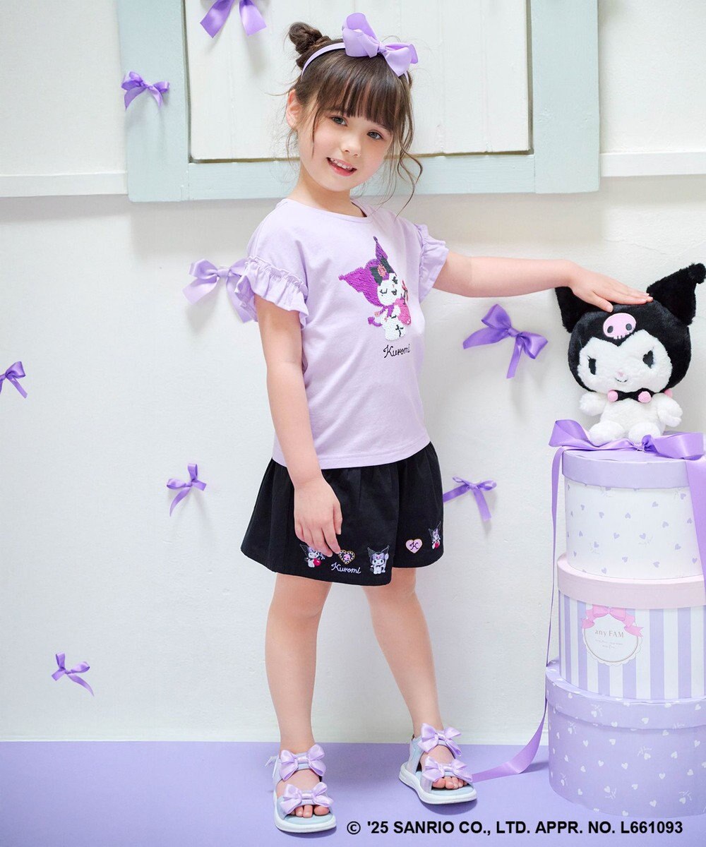 ANY KIDS 【any FAM ×サンリオキャラクターズ】ミラクルスパンコール Tシャツ 