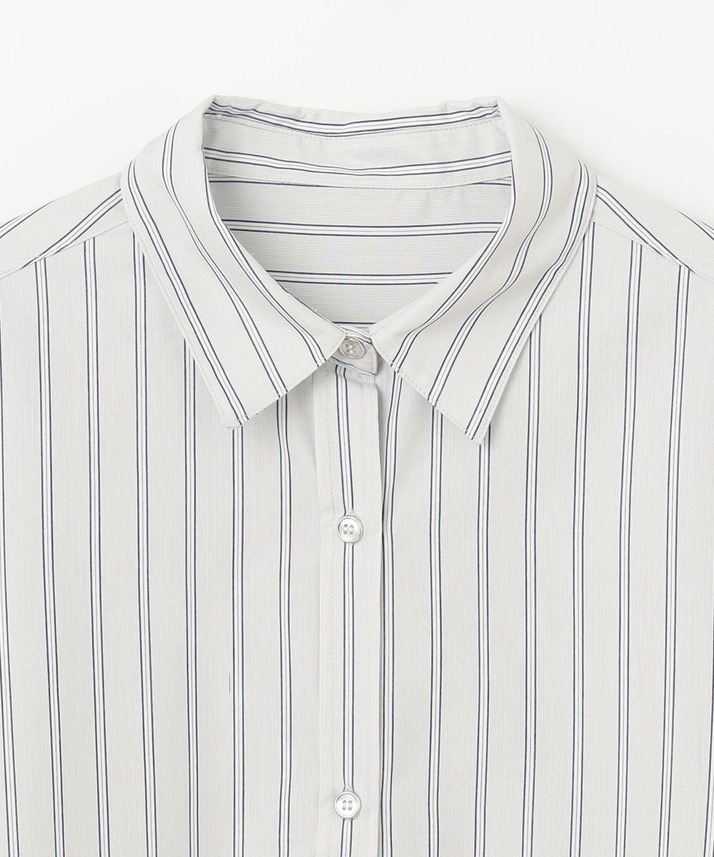 ANY L 【UVカット/抗菌防臭/速乾/手洗い可】エニィファンクション ストライプドルマンシャツ 