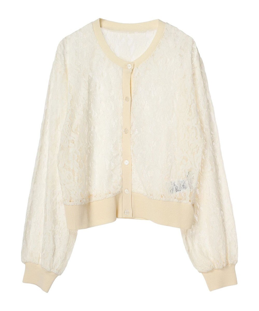 earth music&ecology レースカーディガン 