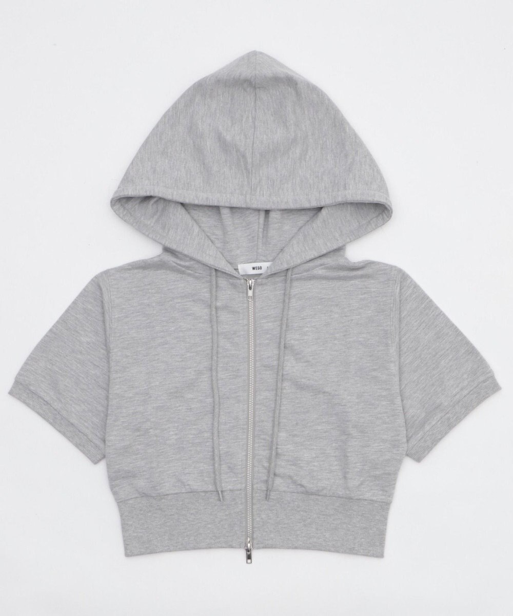 WEGO 半袖ショートパーカー 