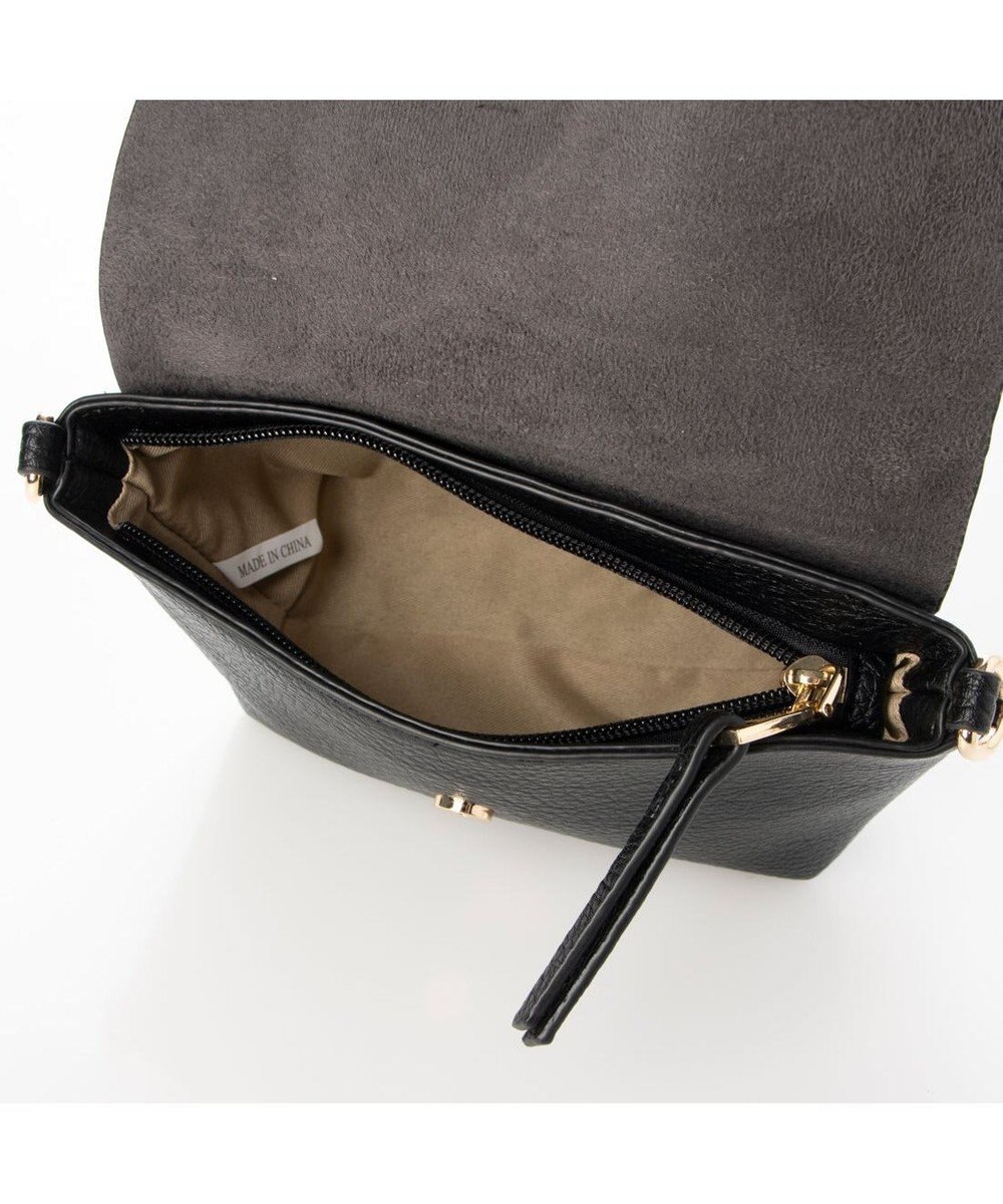 UNBILLION カシュカシュ cachecache / ミニショルダー付きソフトレザー調ミニトートバッグ 