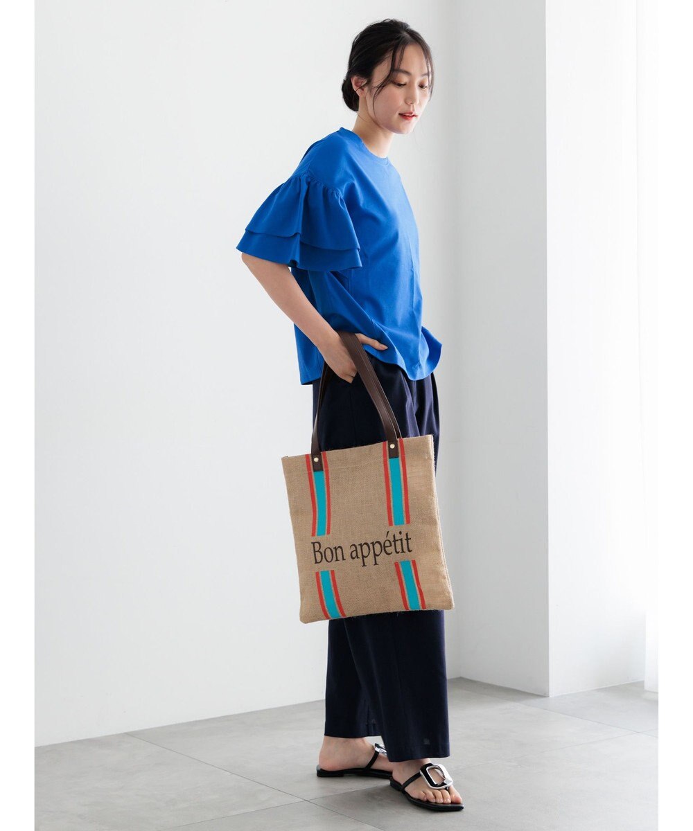 Te chichi レーヨンリネンストレートパンツ 