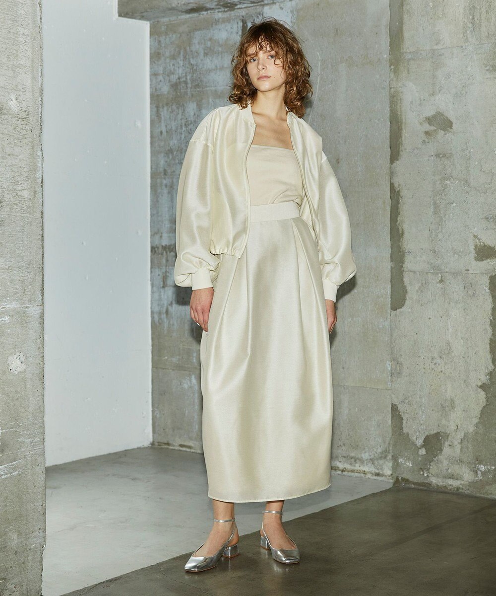 uncrave 【手洗い可】シャイニー シアー ブルゾン 