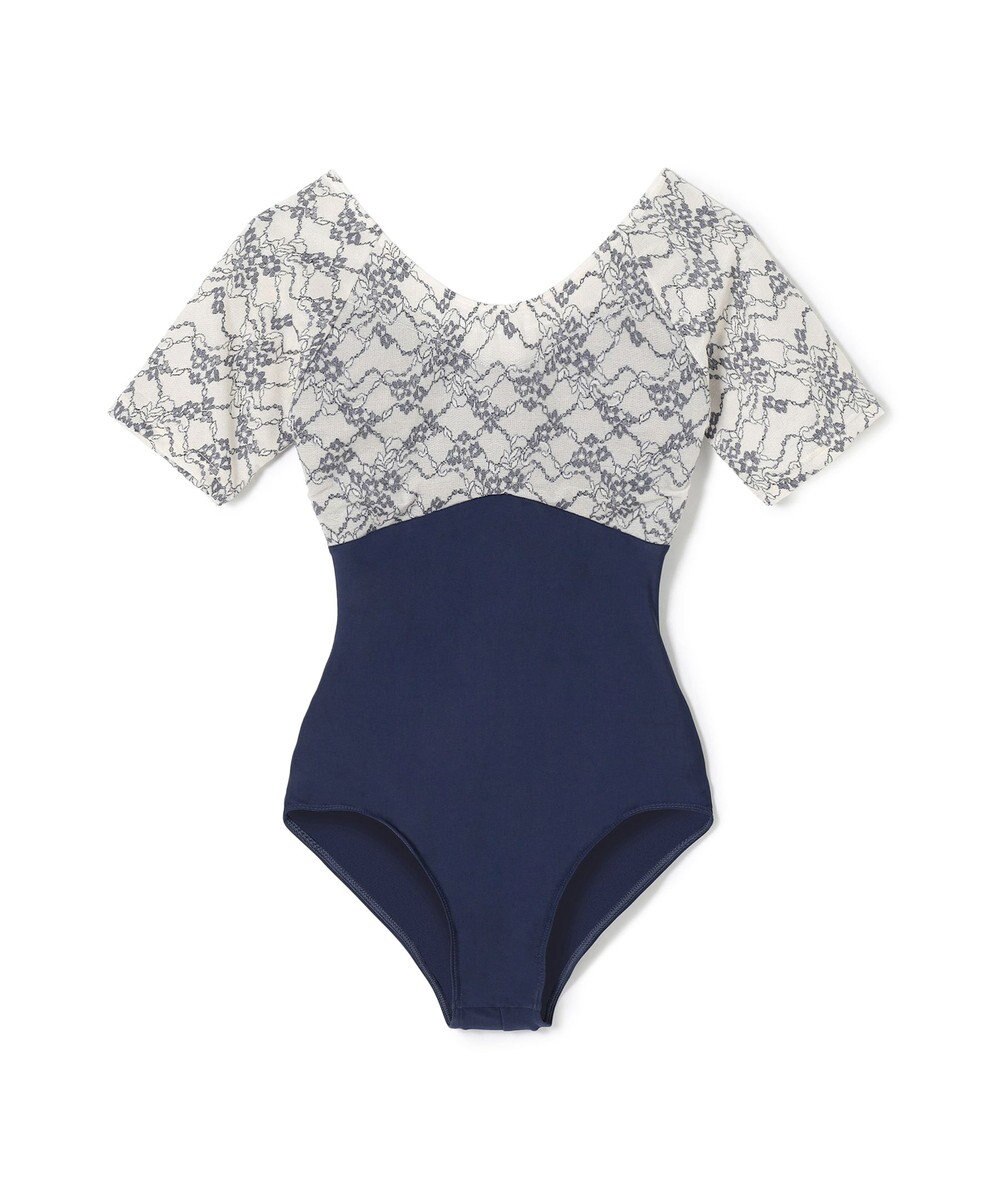 Chacott ハーフスリーブレオタード 