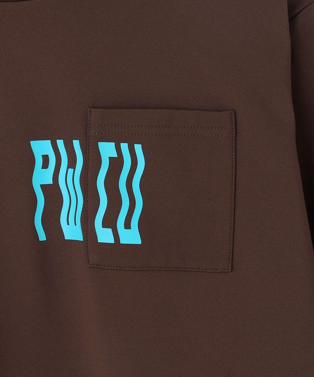 PW CIRCULUS 【裏起毛であたたか】【MEN】WAVY LOGO  裏起毛ロングスリーブモックネックT ゴルフ 