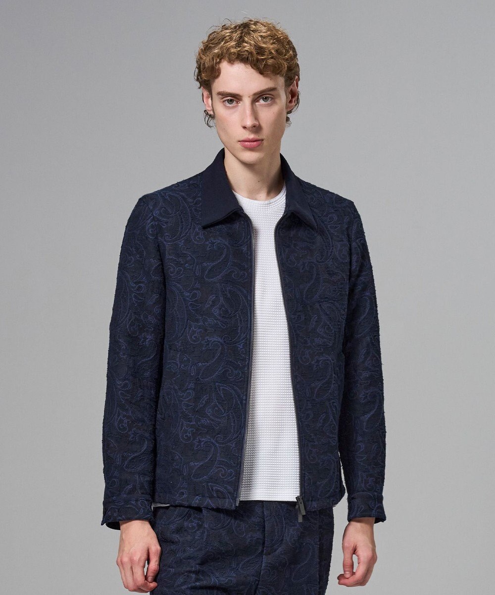JOSEPH HOMME 【新柄】エスニカルスラブジャガード　ジップアップブルゾン 