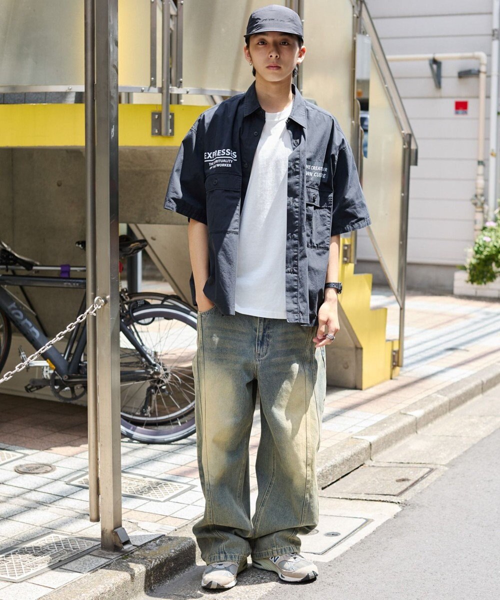 WEGO 【ユニセックス着用ITEM】ミリタリーハーフスリーブシャツ 