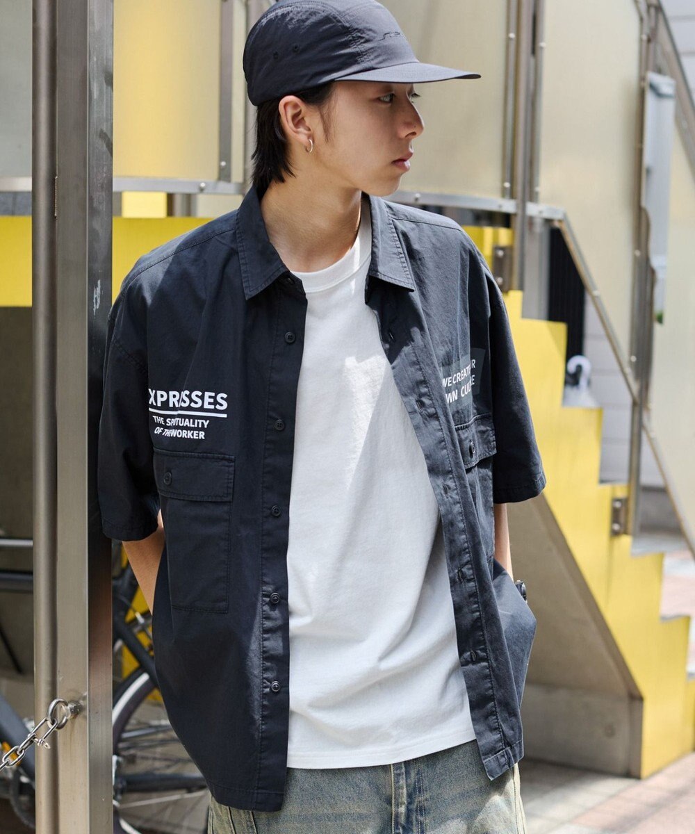 WEGO 【ユニセックス着用ITEM】ミリタリーハーフスリーブシャツ 