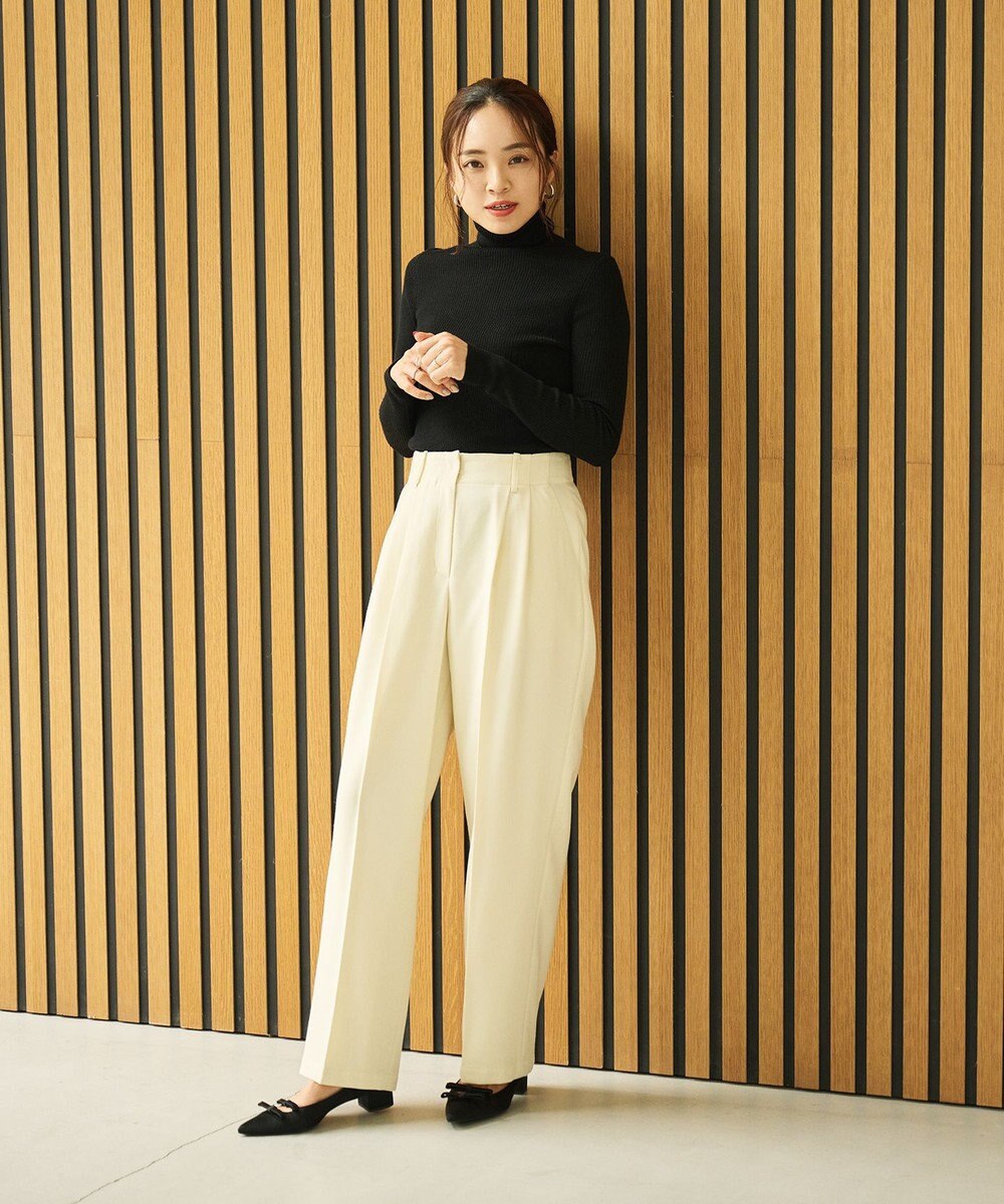 #Newans 2タックセンタープレスパンツ 