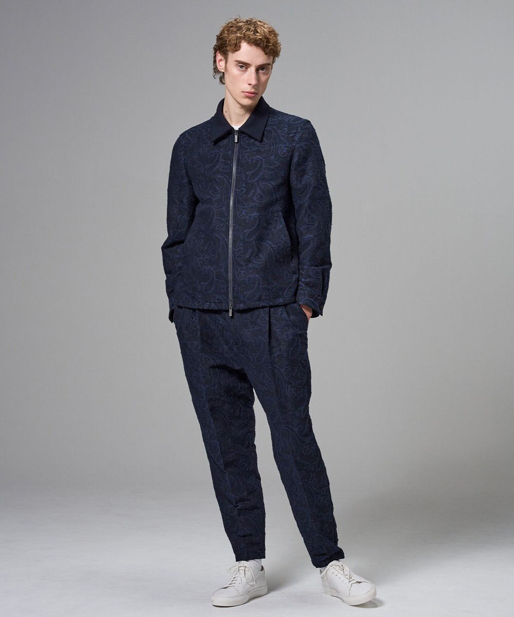 JOSEPH HOMME 【新柄】エスニカルスラブジャガード　ジップアップブルゾン 