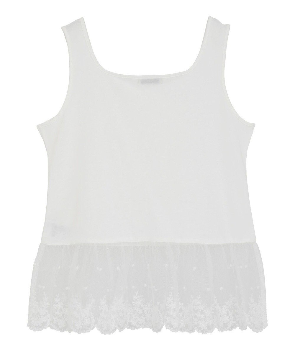 earth music&ecology チュールレースヘムインナー 