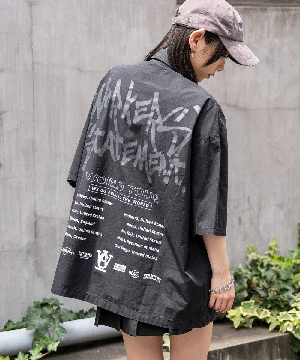 WEGO 【ユニセックス着用ITEM】ミリタリーハーフスリーブシャツ 