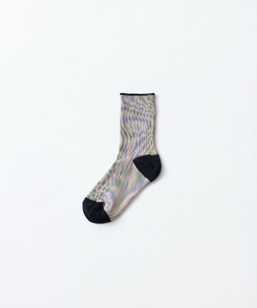 TRICOTE MOIRE LINK SOCKS／モアレリンクソックス 