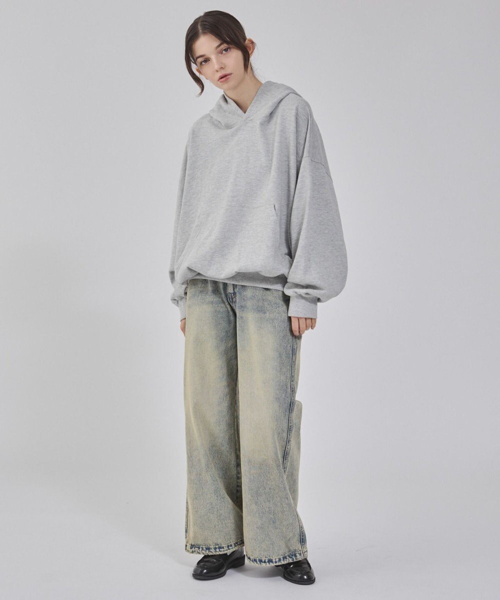 WEGO 【ユニセックス着用ITEM】バルーンクロップドプルパーカー 