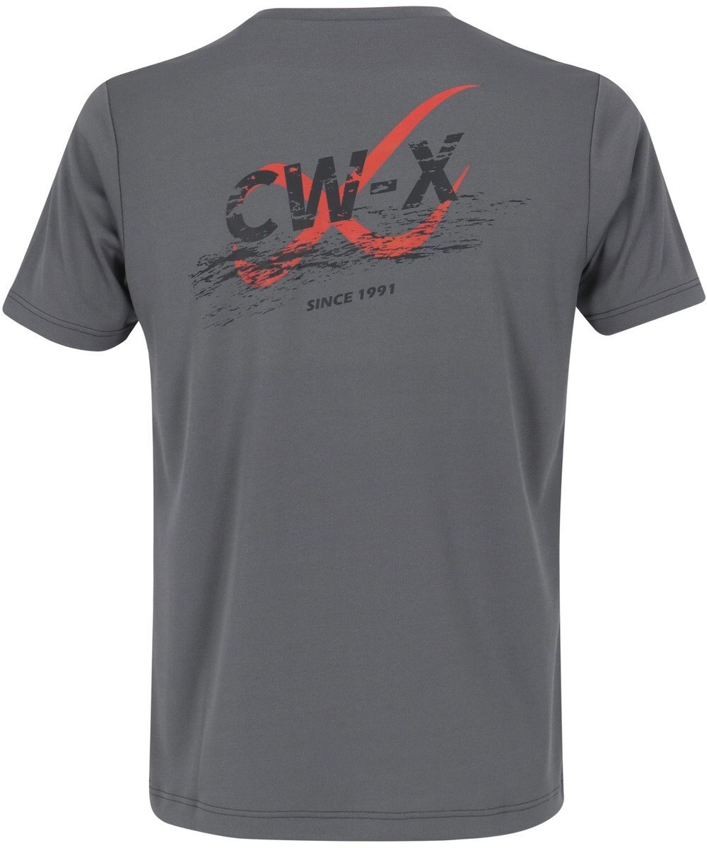 CW-X 【UNISEX】 CW-X トップス Ｔシャツ 半袖 3分袖 Ｕネック メッシュ素材 UVカット率90%以上(本体) ユニセックス DLR195 /ワコール 